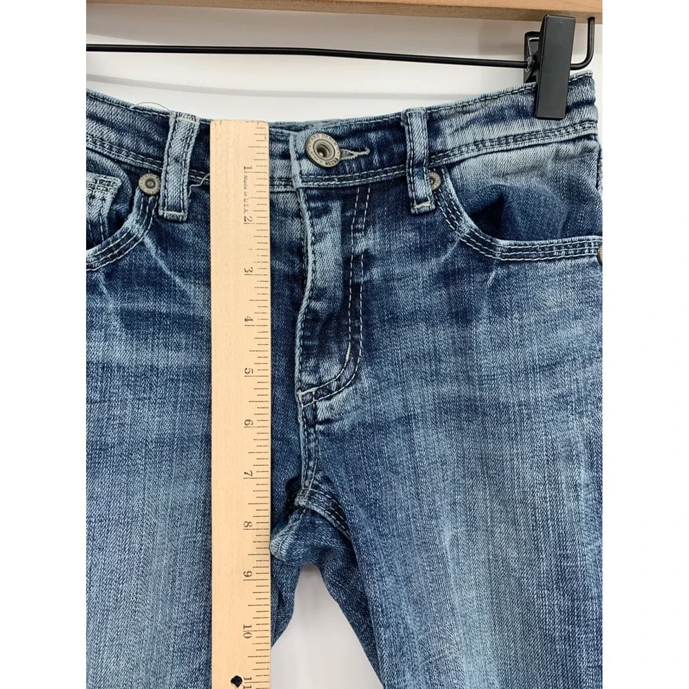 BKE Conner Jeans Boys 10 Blue Straight Adjustable Waist Denim Pants